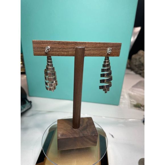 RLM STUDIOS Sterling silver swirl earrings - Picture 1 of 9